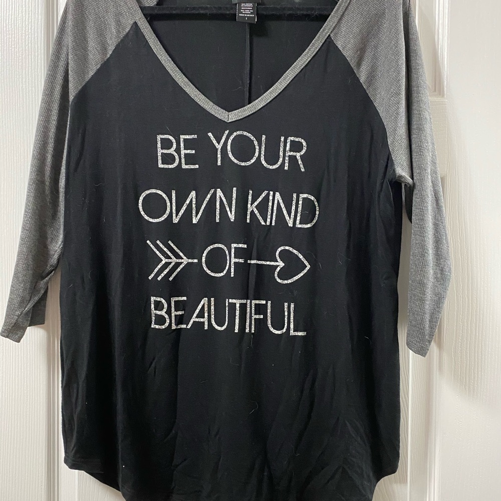 Torrid Raglan Be Your Own Kind of Beautiful Top